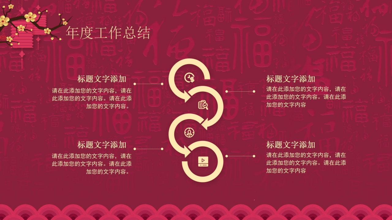 鼠年新年计划ppt模板