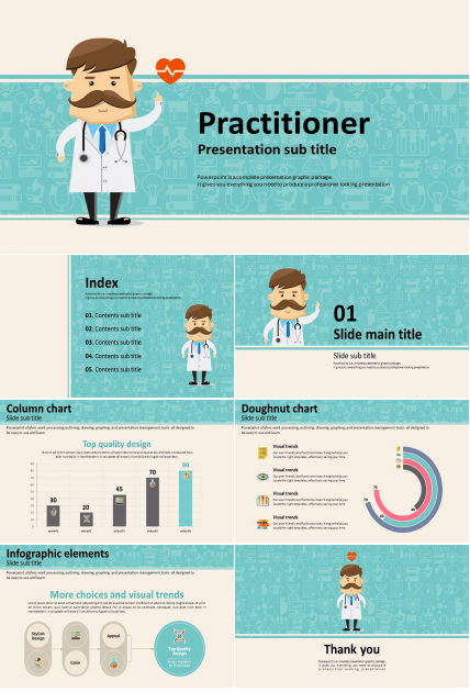 英文介绍医学ppt模板
