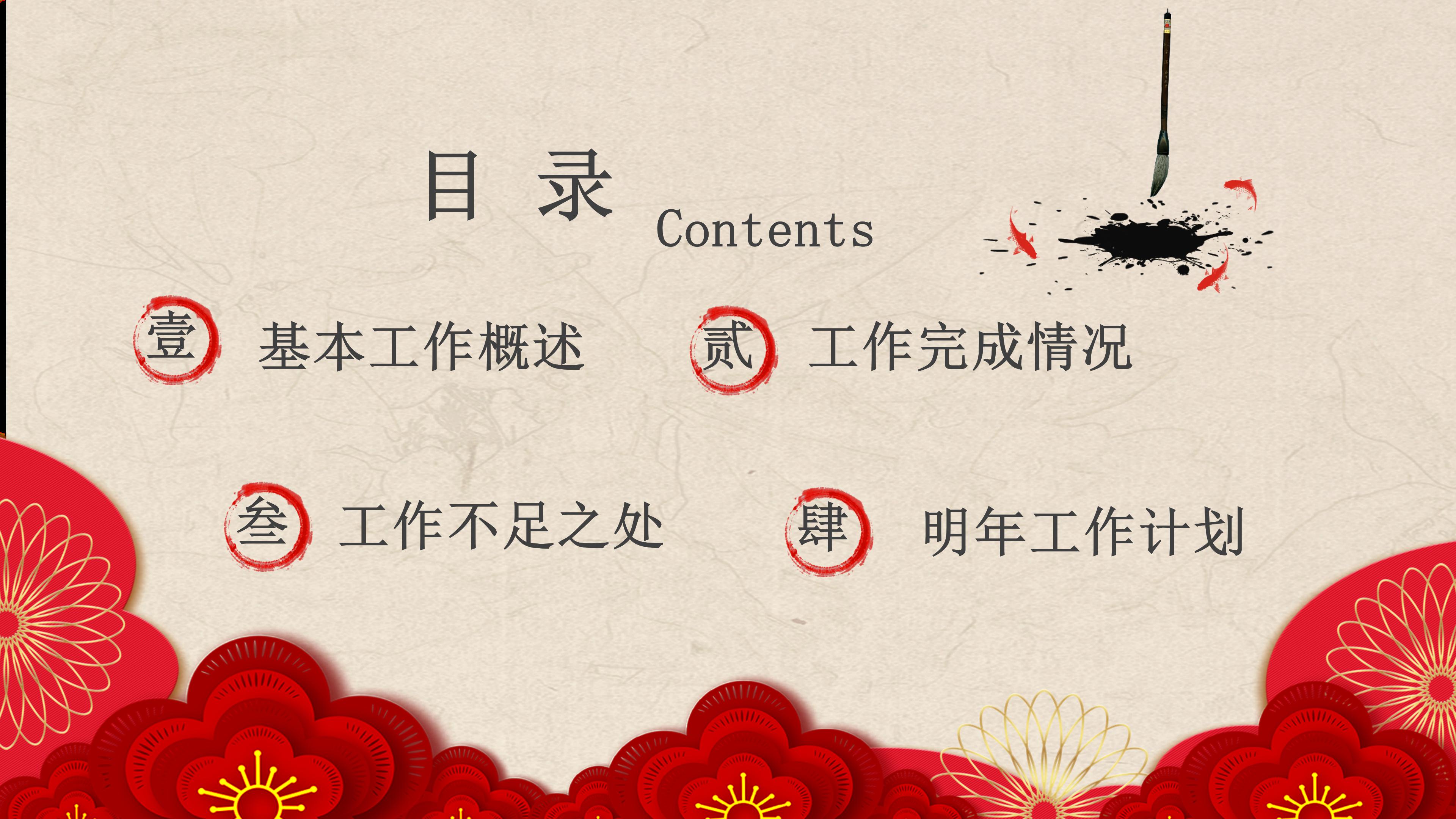鼠年新年快乐ppt模板