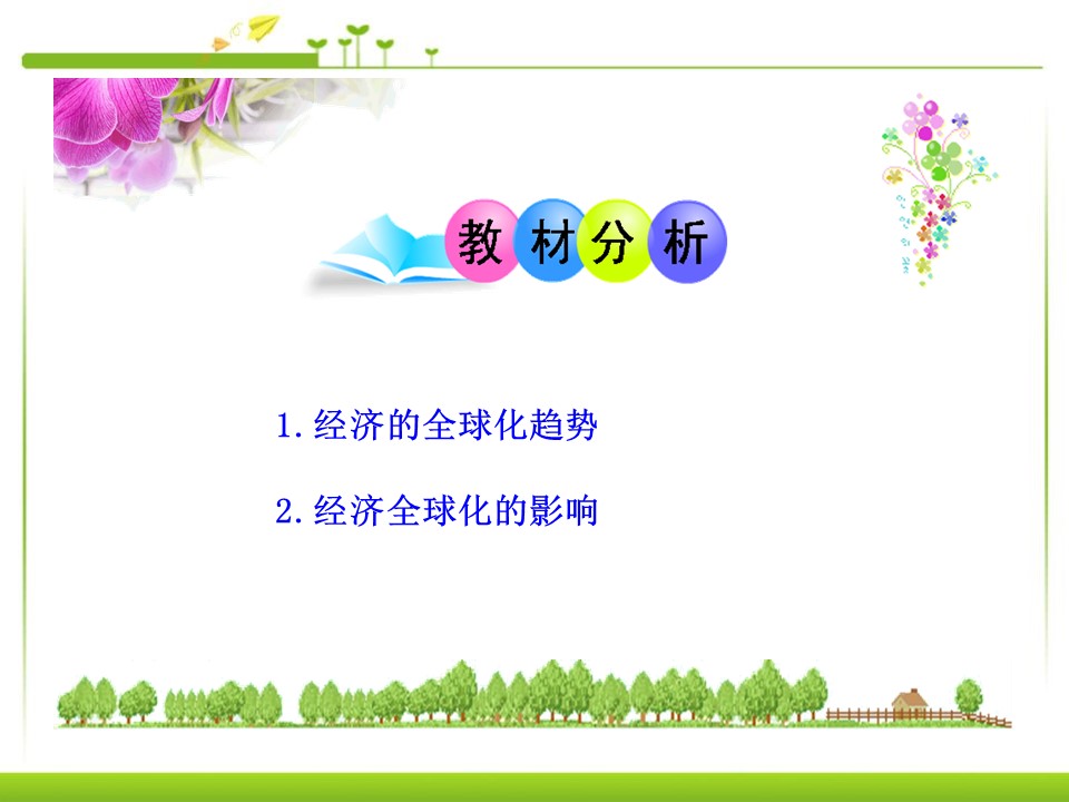 经济全球化与对外开放ppt模板