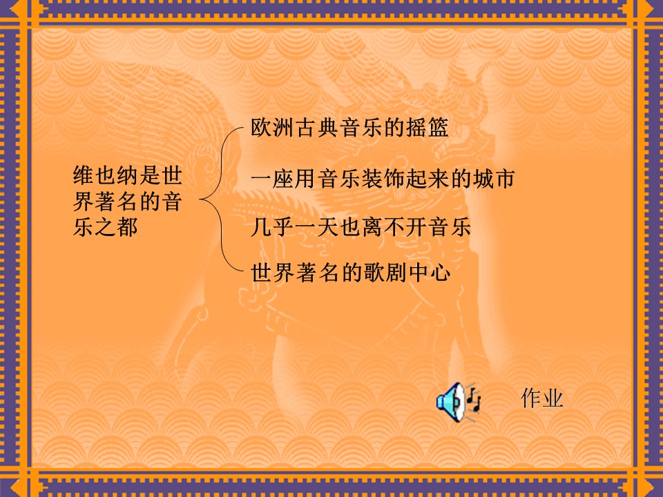 西方古典音乐之都维也纳课件ppt模板