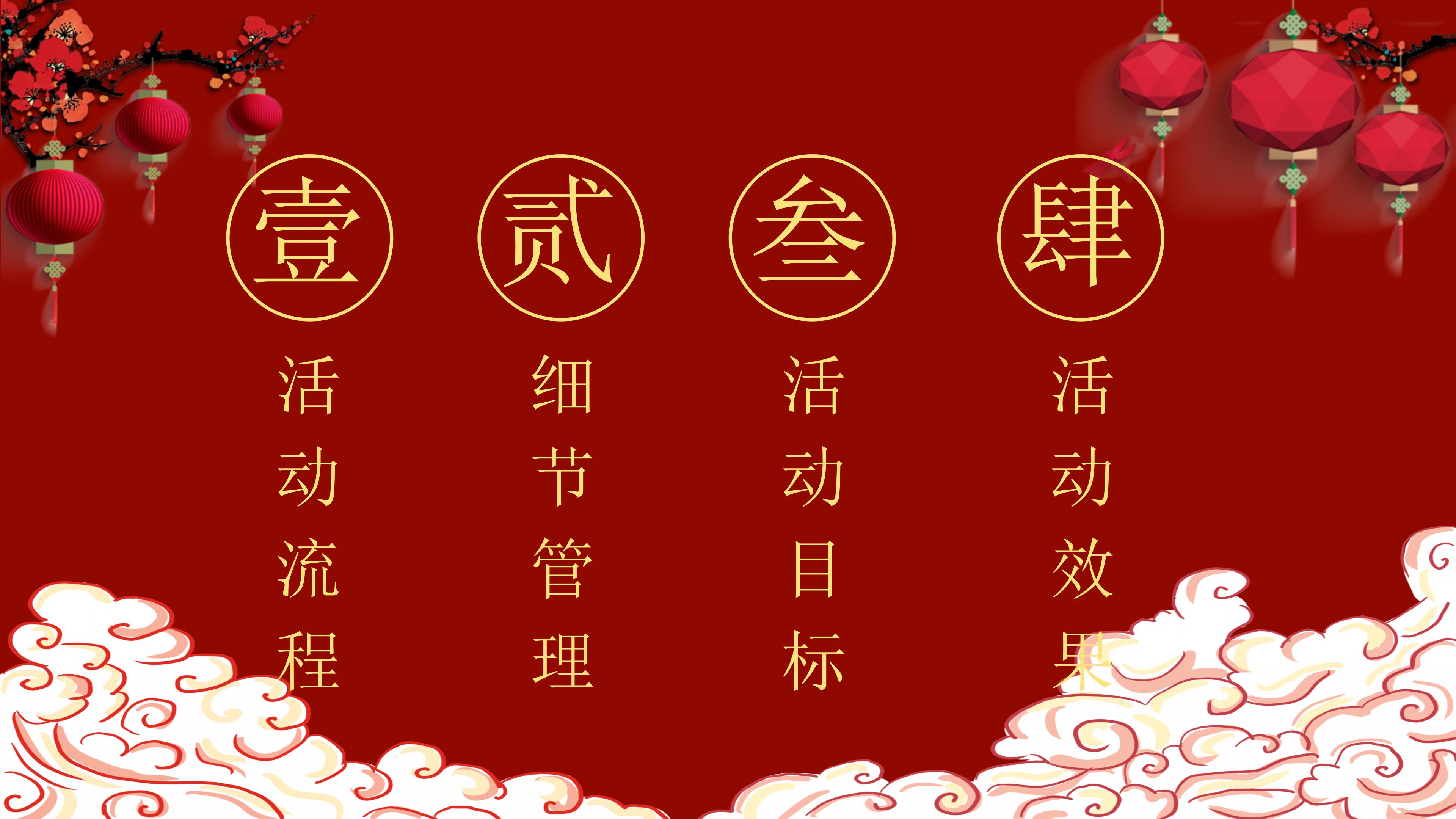 鼠年年会活动ppt模板