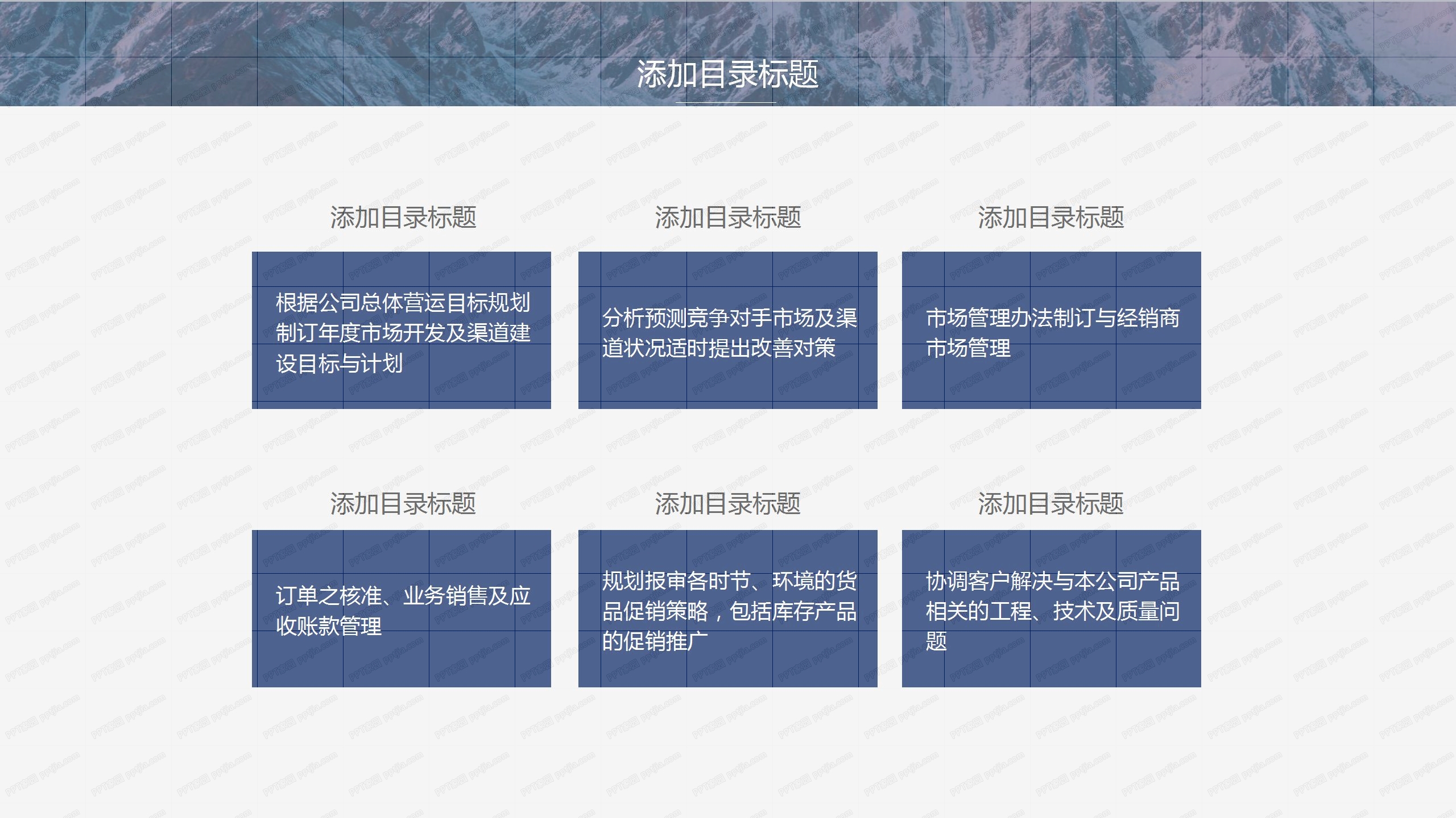 2020商务风年终总结暨新年计划ppt模板