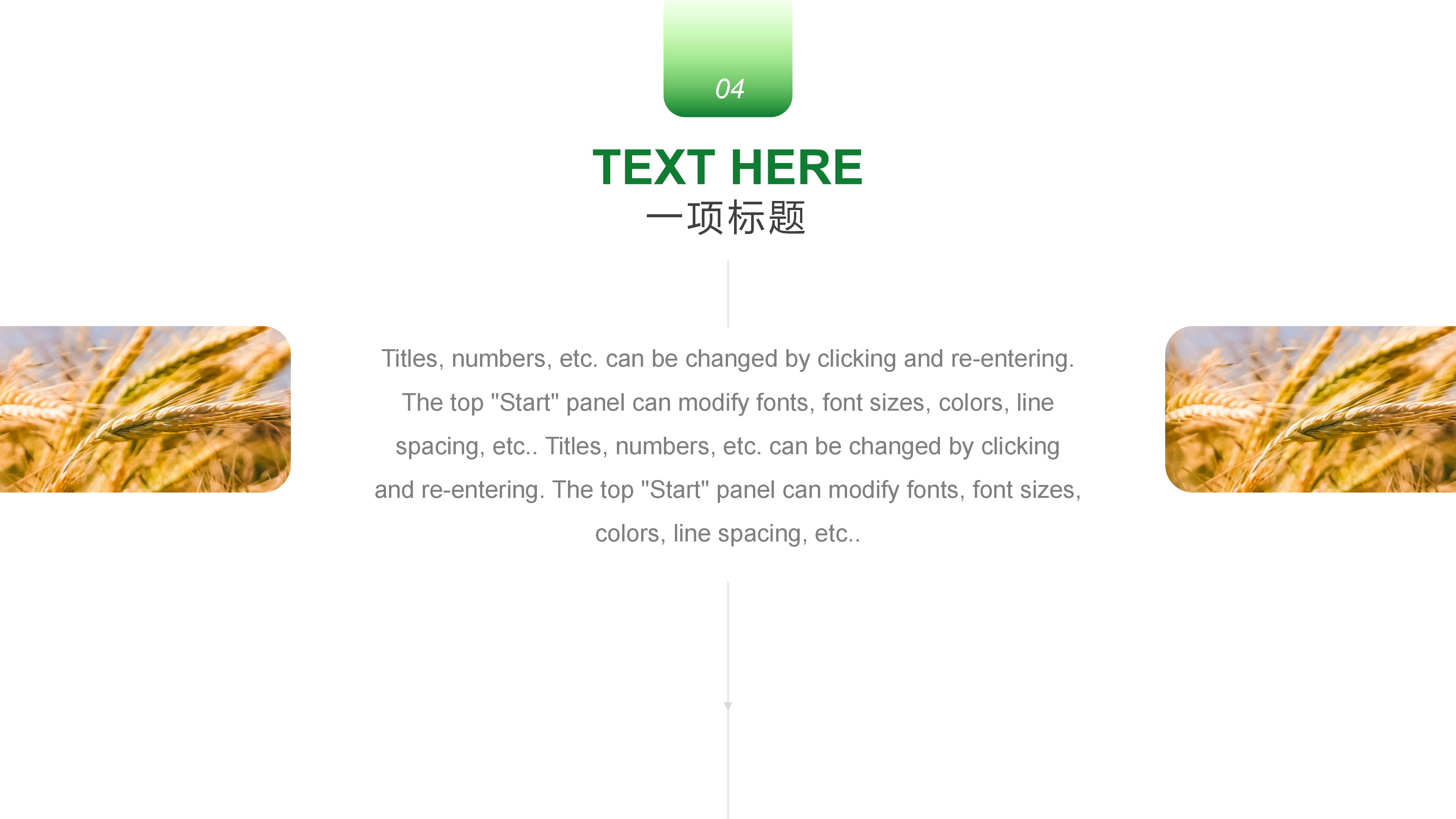 农业年终总结PPT模板