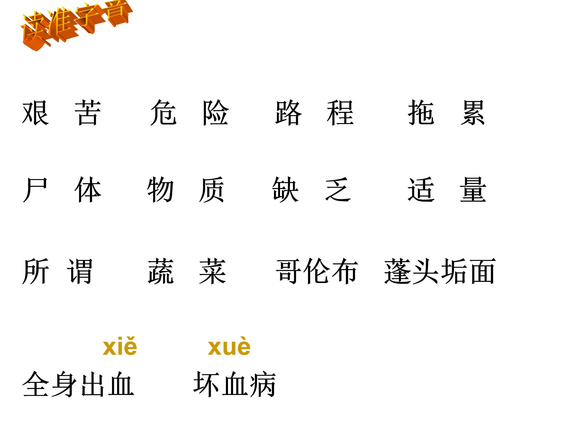 维生素C的故事课件ppt模板