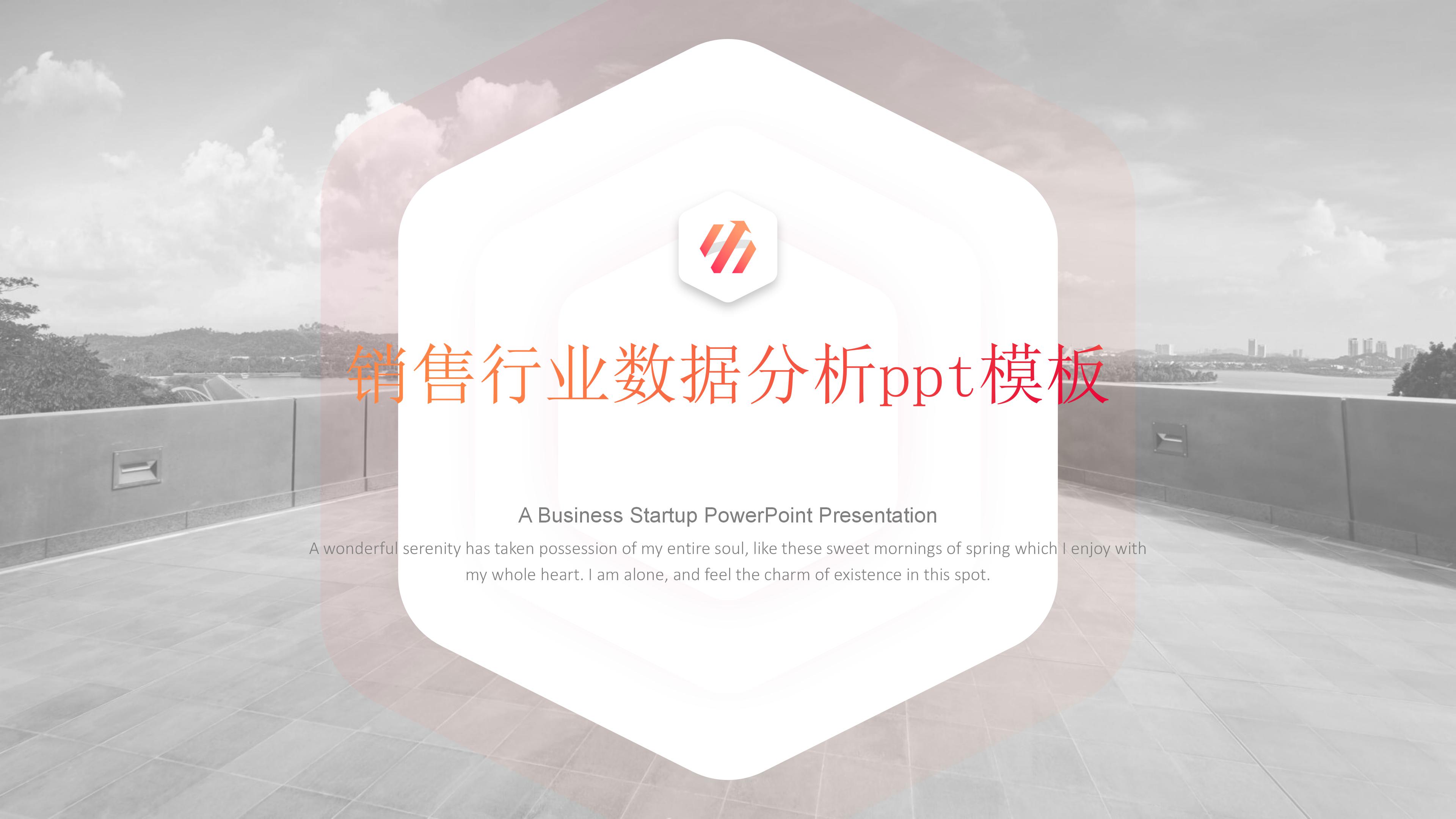 销售行业数据分析ppt模板