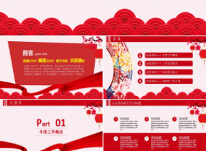 喜报年会ppt模板下载推荐
