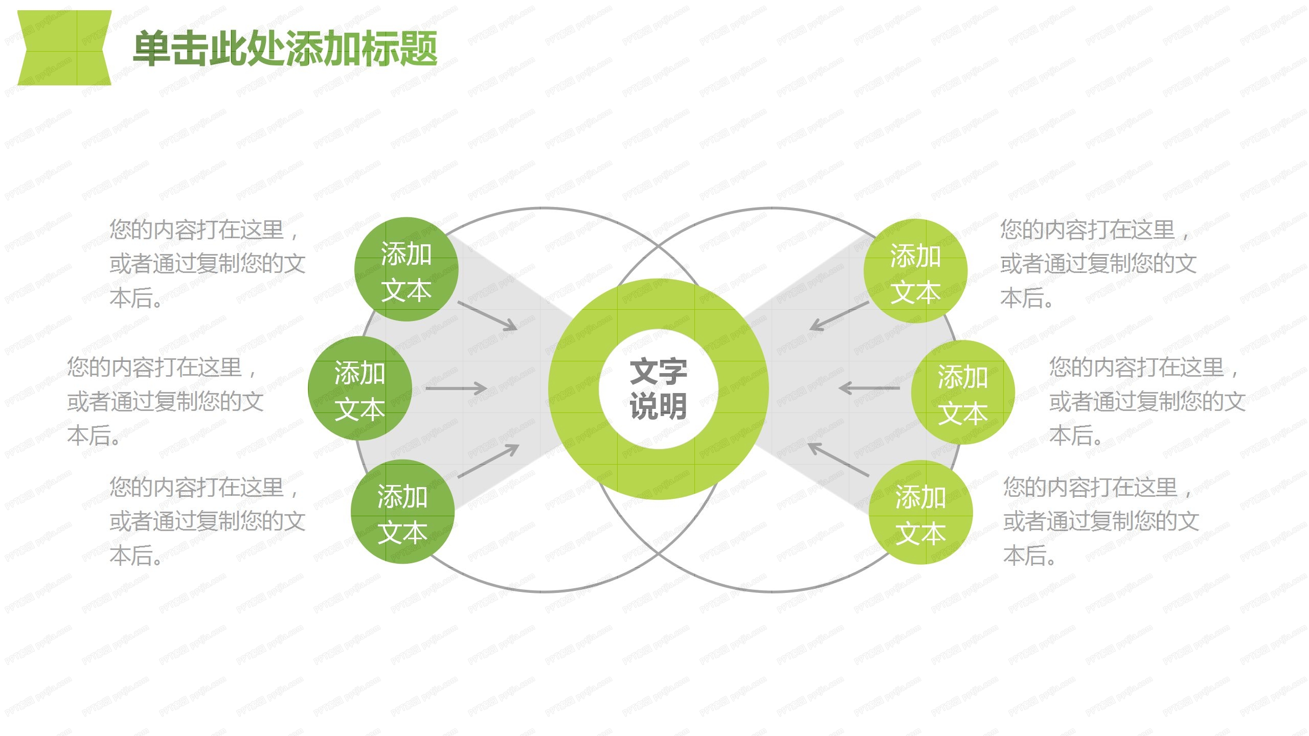 绿色商务风工作汇报ppt模板