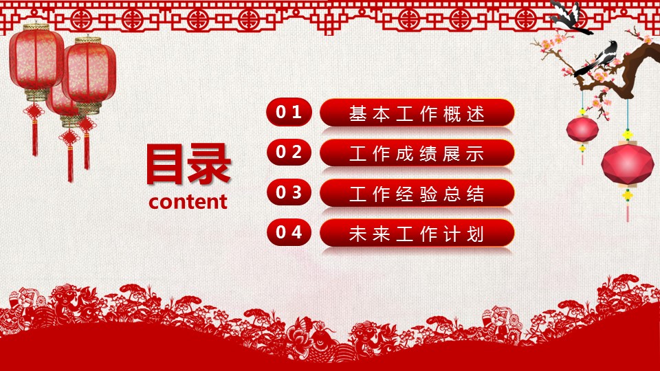 鼠年工作计划ppt模板