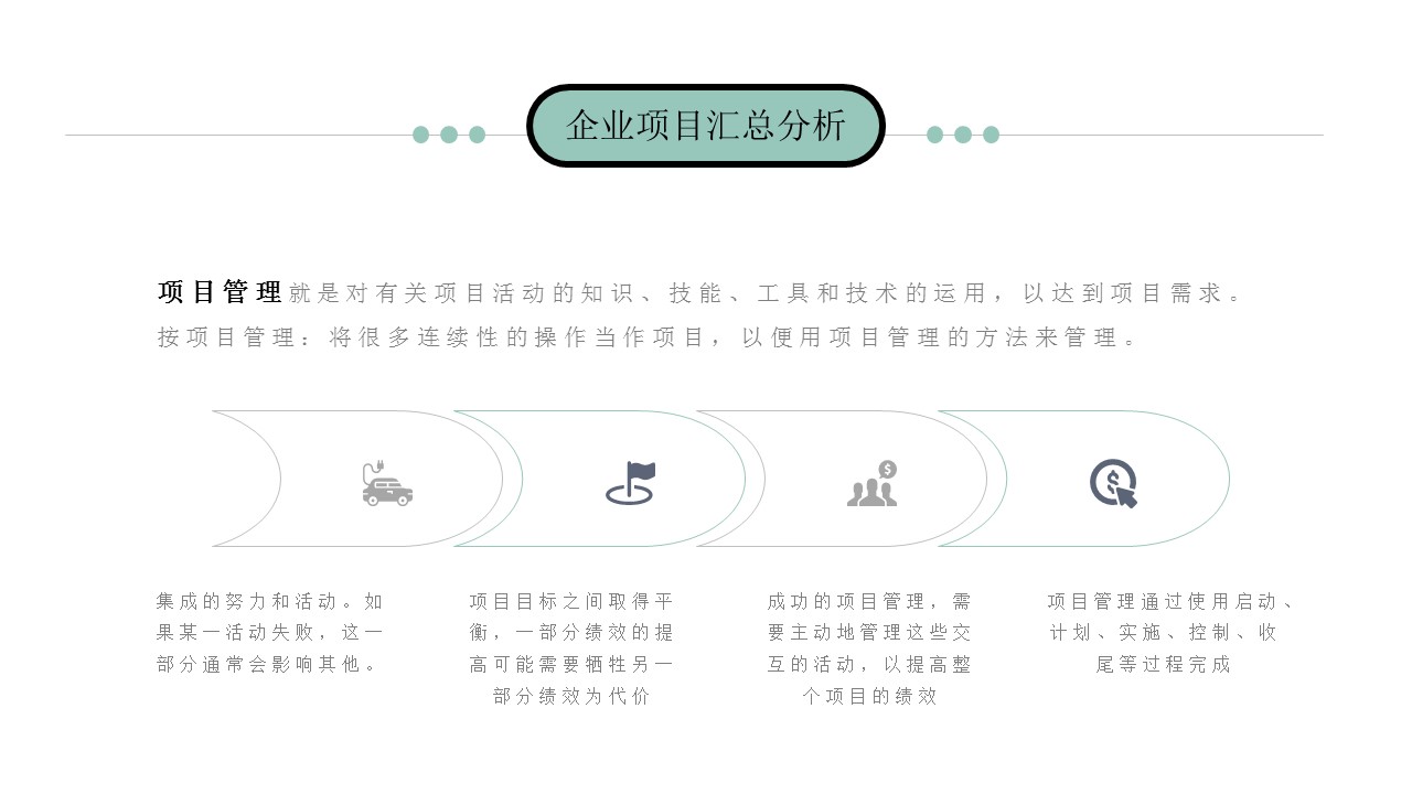 项目管理者ppt模板