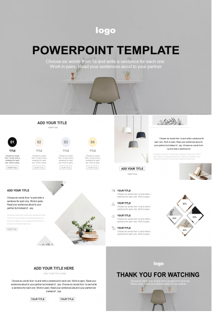 室内设计ppt模板