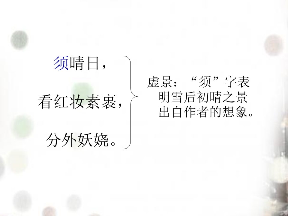 古诗沁园春-雪ppt模板