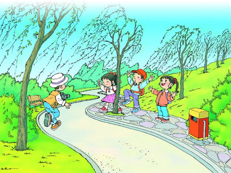 柳树醒了ppt模板