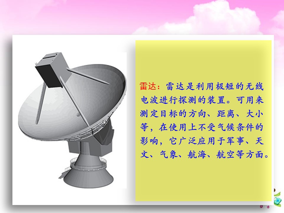 蝙蝠和雷达课件ppt模板