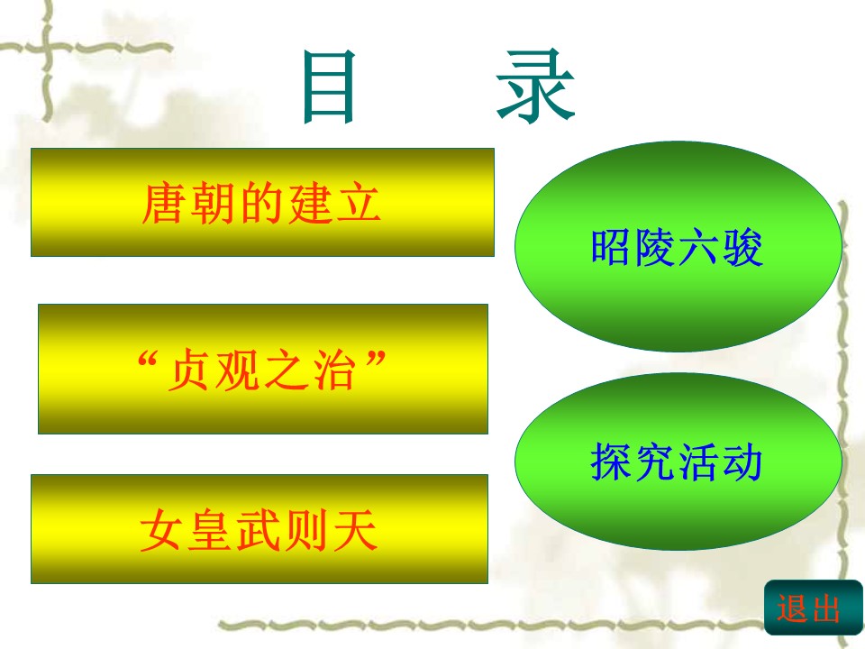 贞观之治ppt模板