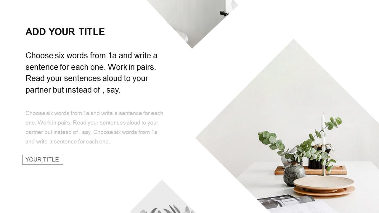 室内设计ppt模板