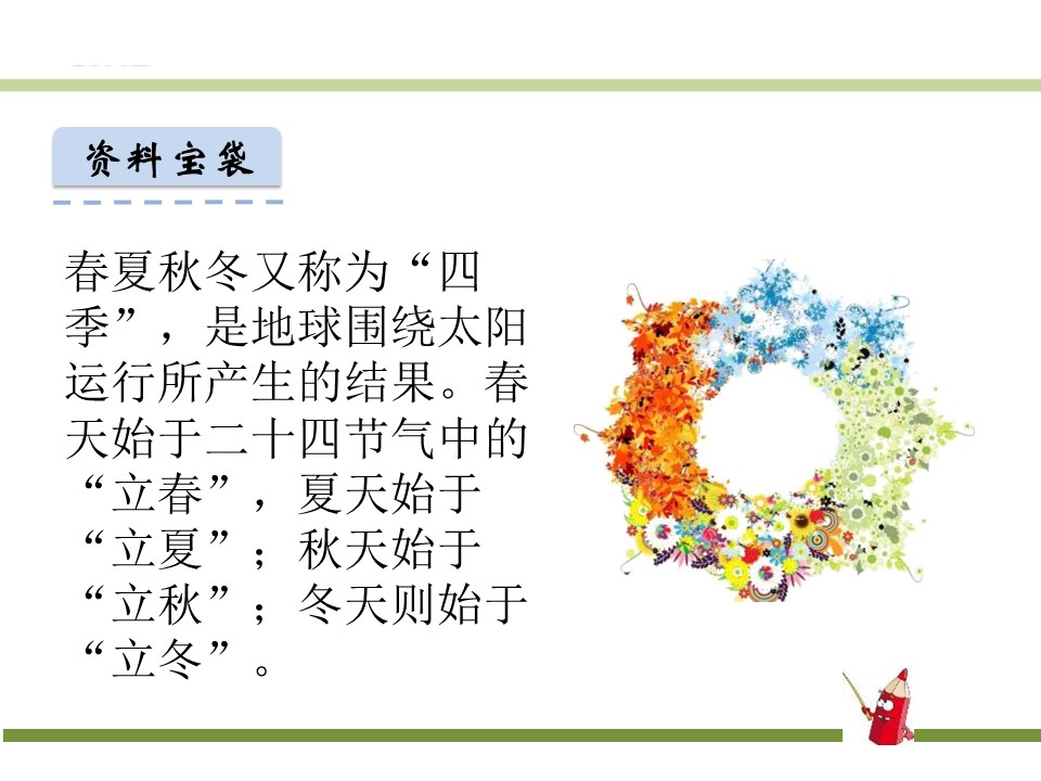 春夏秋冬ppt模板