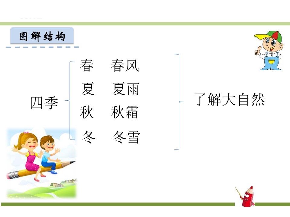 春夏秋冬ppt模板