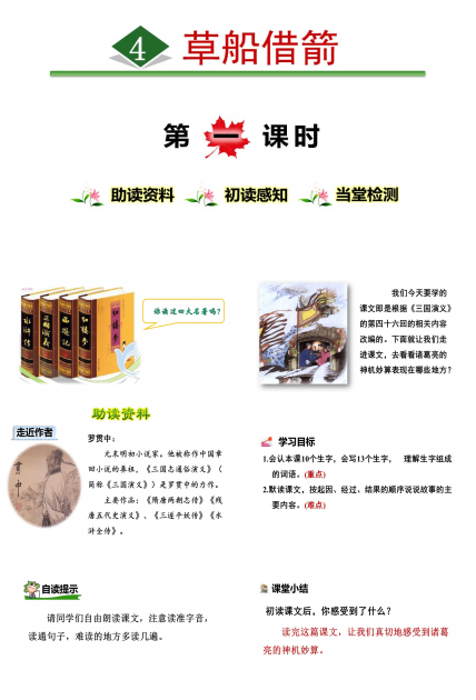 五下草船借箭ppt模板