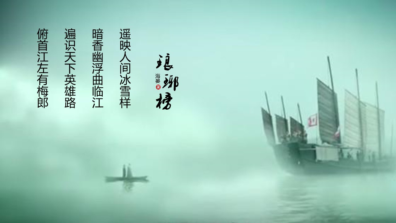 电视剧鉴赏-琅琊榜ppt模板