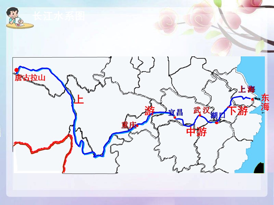 长江之歌课文ppt模板