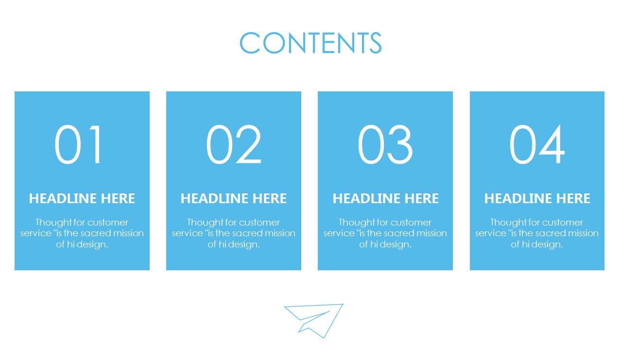 纯蓝底通用ppt模板