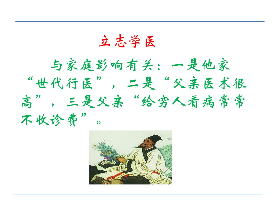 李时珍课件ppt模板