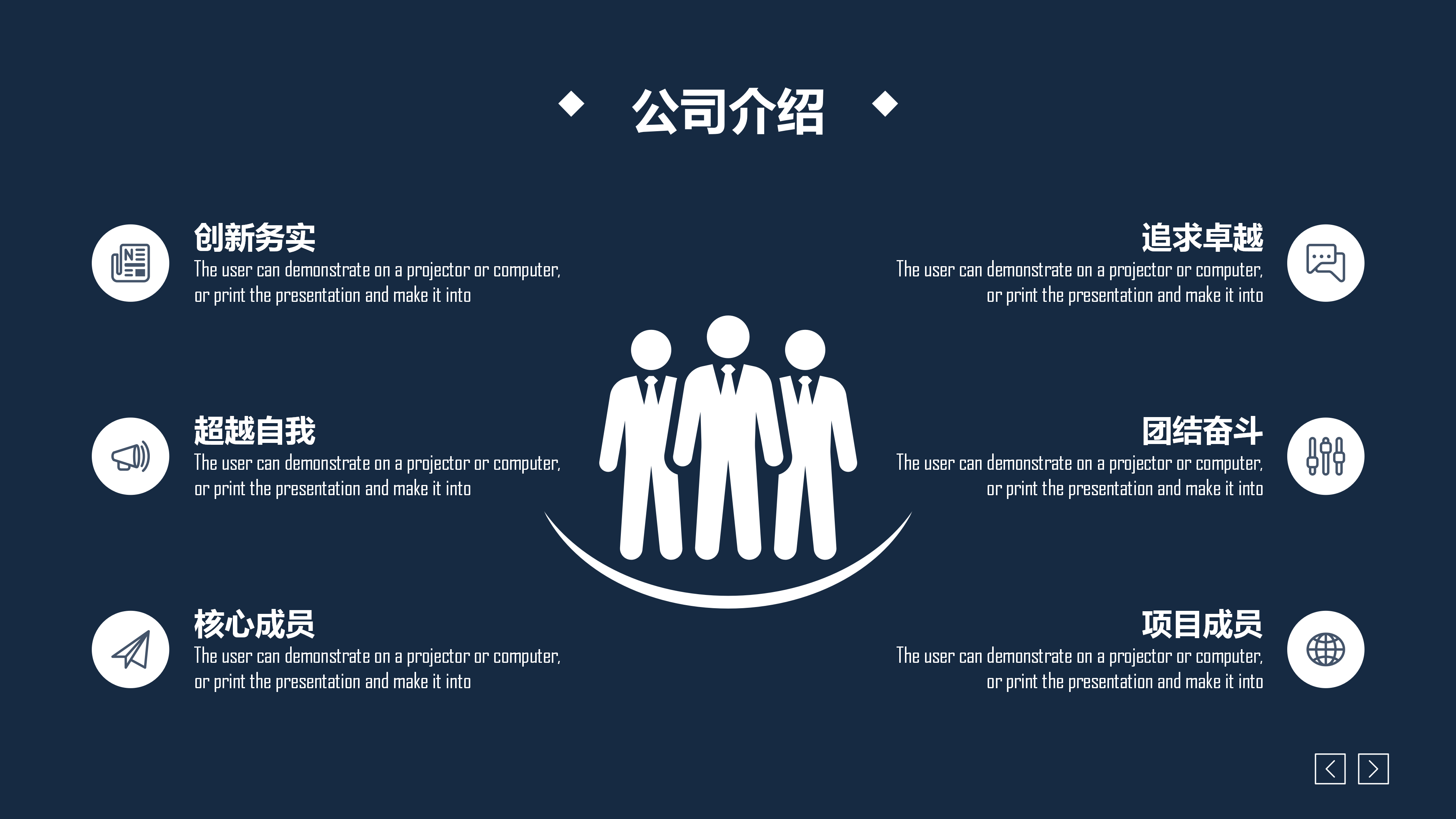 大气创意融资计划书PPT模板