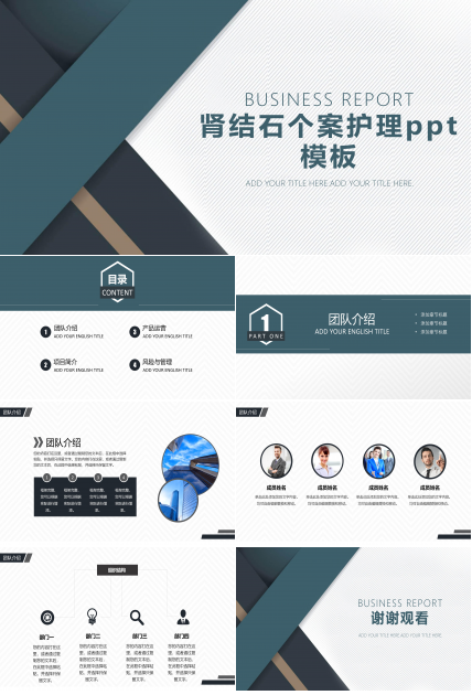 肾结石个案护理ppt模板