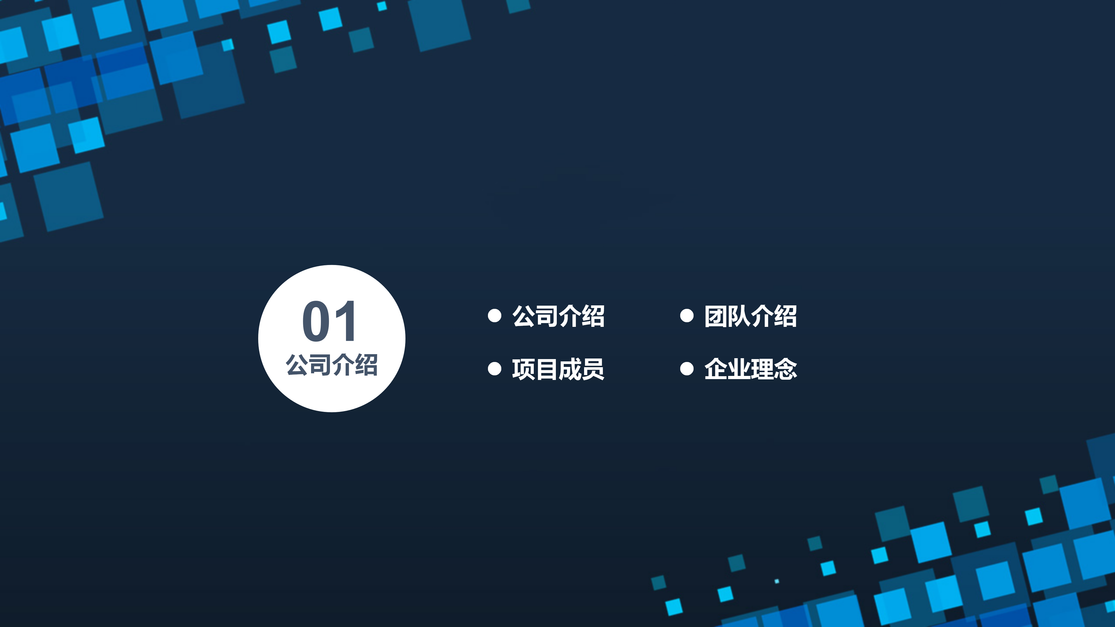 大气创意融资计划书PPT模板