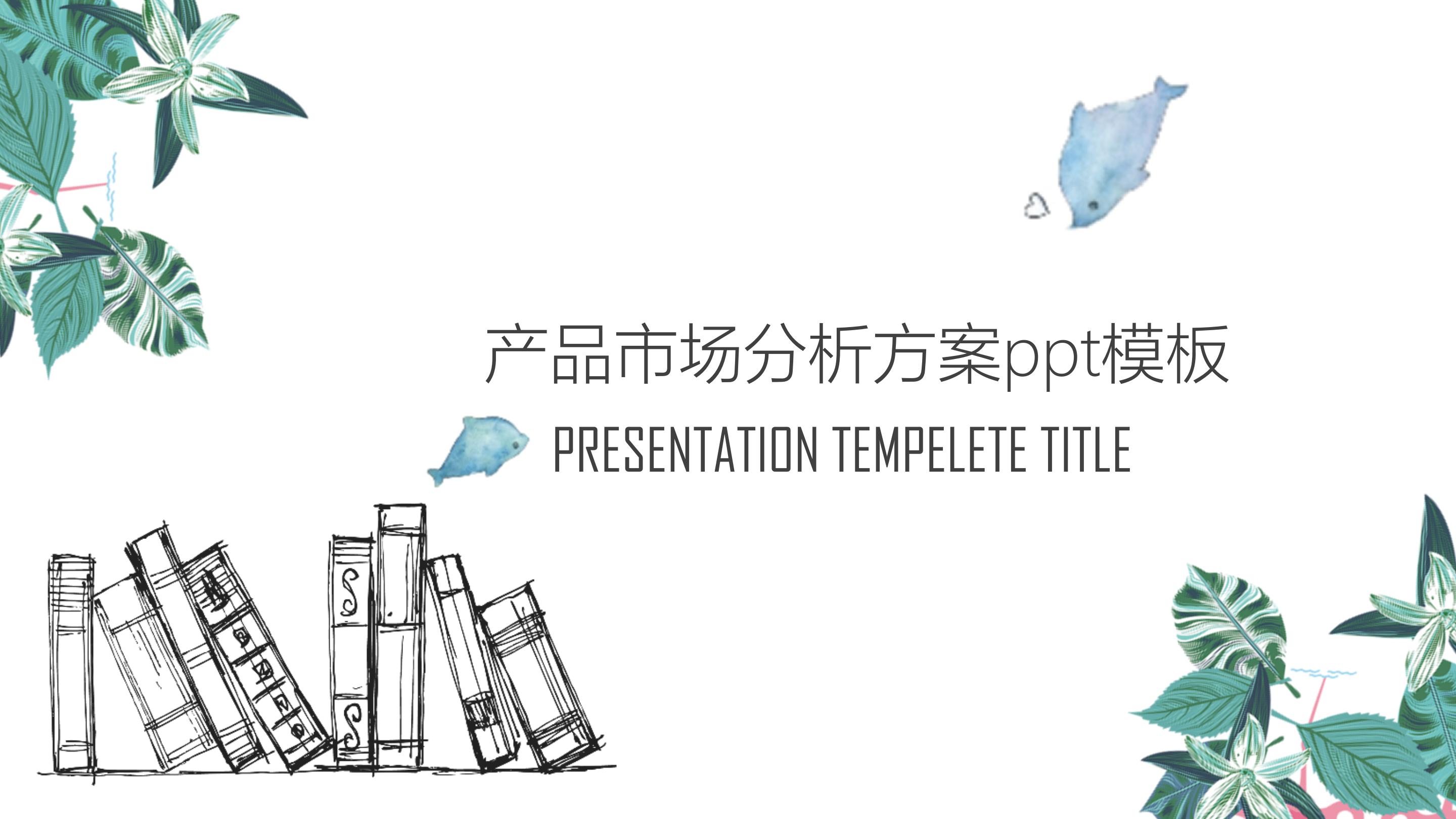 产品市场分析方案ppt模板