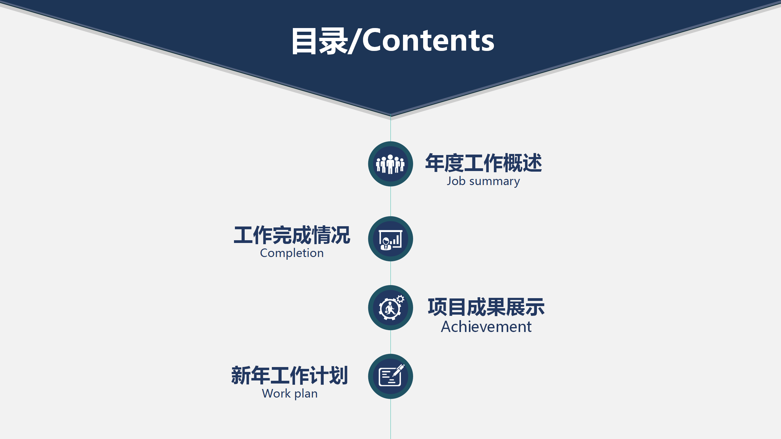 年终工作总结工作计划PPT模板