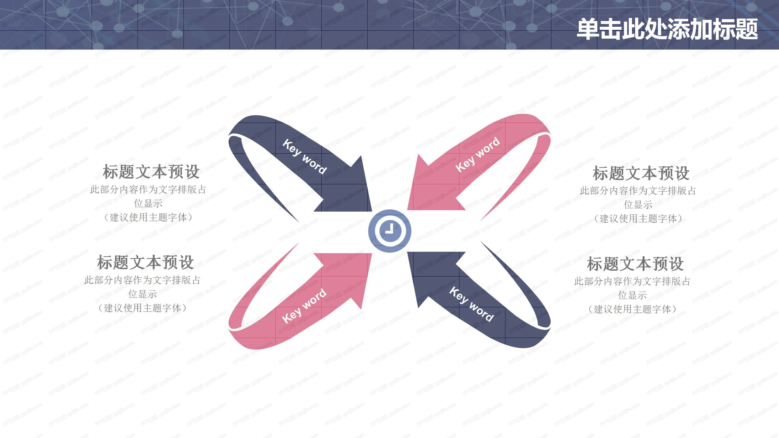 未来科技风人工智能行业工作汇报ppt模板