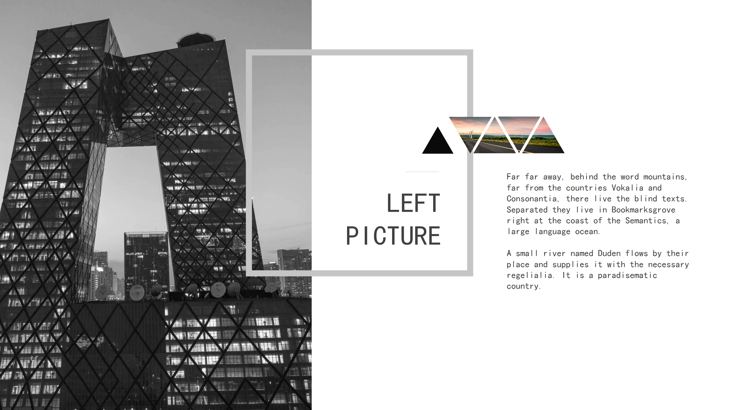 时尚黑色大气杂志风PPT模板