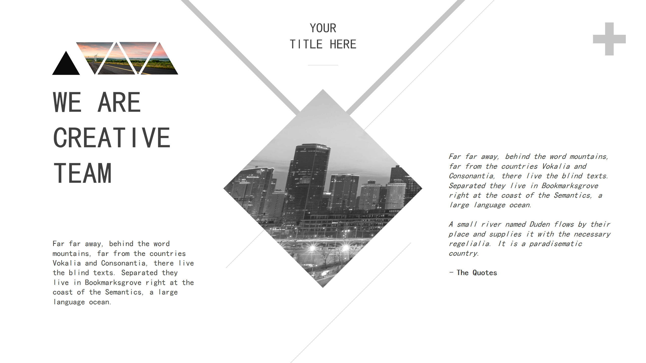 时尚黑色大气杂志风PPT模板