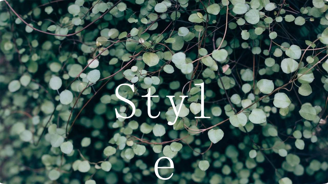 创意淡雅清新叶子PPT模板