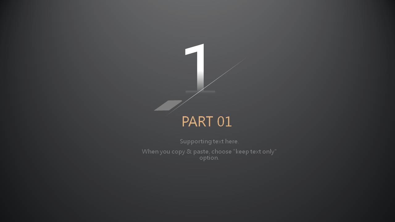 极简质感黑金商务PPT模板