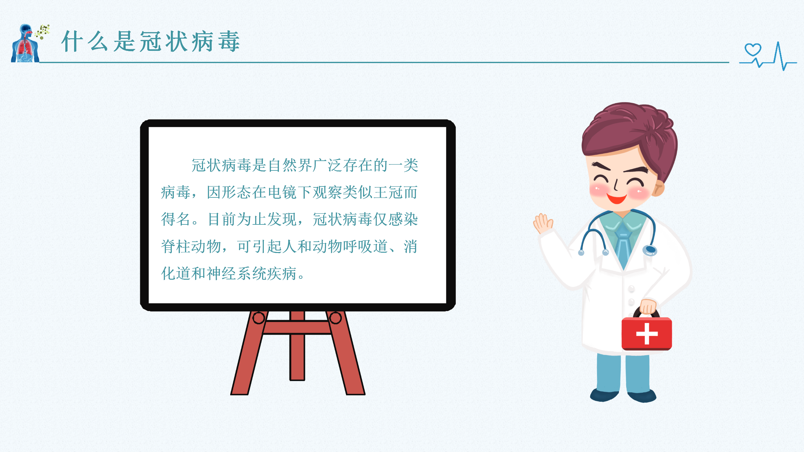 冠状病毒肺炎预防知识PPT模板