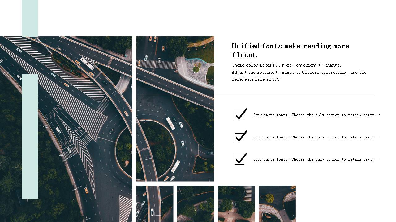 清新薄荷绿杂志风PPT模板