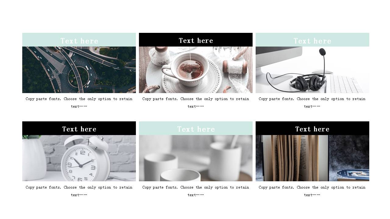 清新薄荷绿杂志风PPT模板