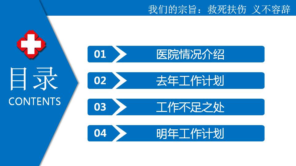 医院医生护士护理PPT模板