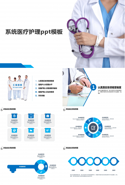 系统医疗护理ppt模板