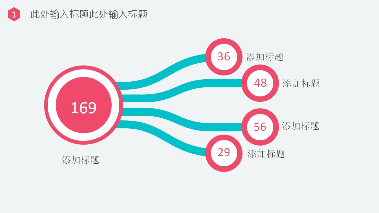 扁平化医疗医学护理PPT模板