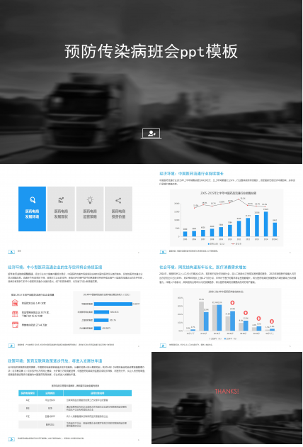 预防传染病班会ppt模板