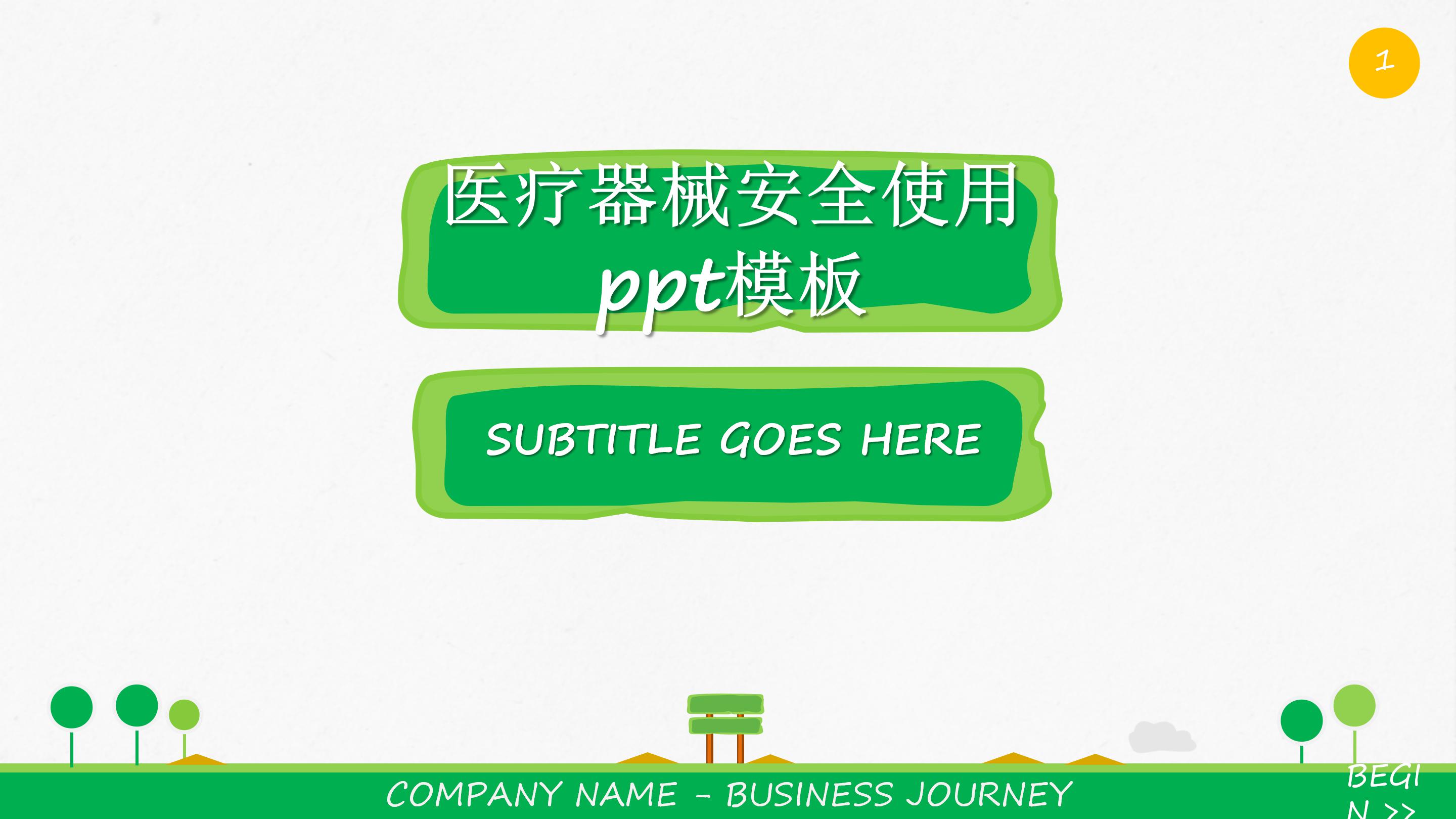 医疗器械安全使用ppt模板