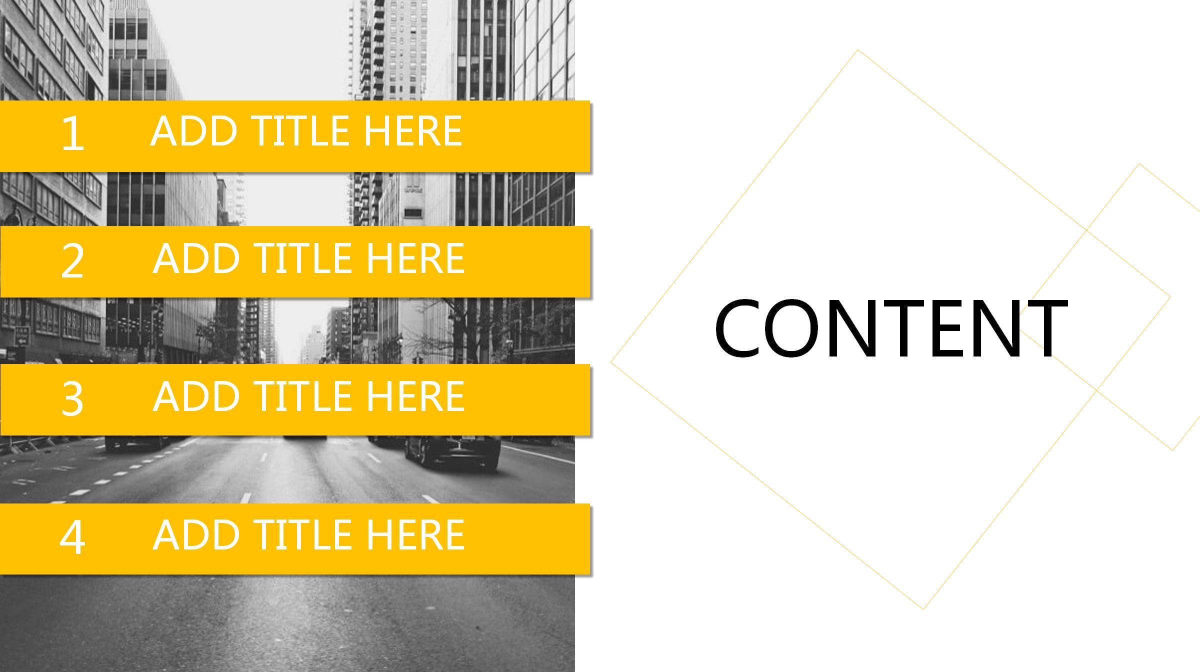 欧美风大气简约商务PPT模板