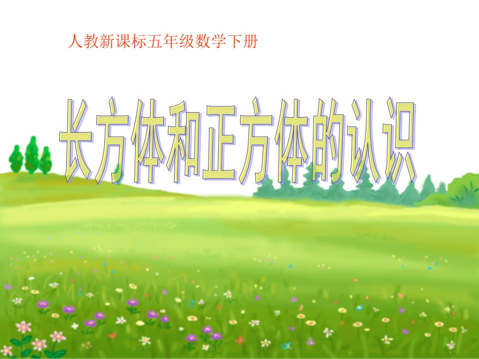 长方体、正方体的认识课件ppt模板