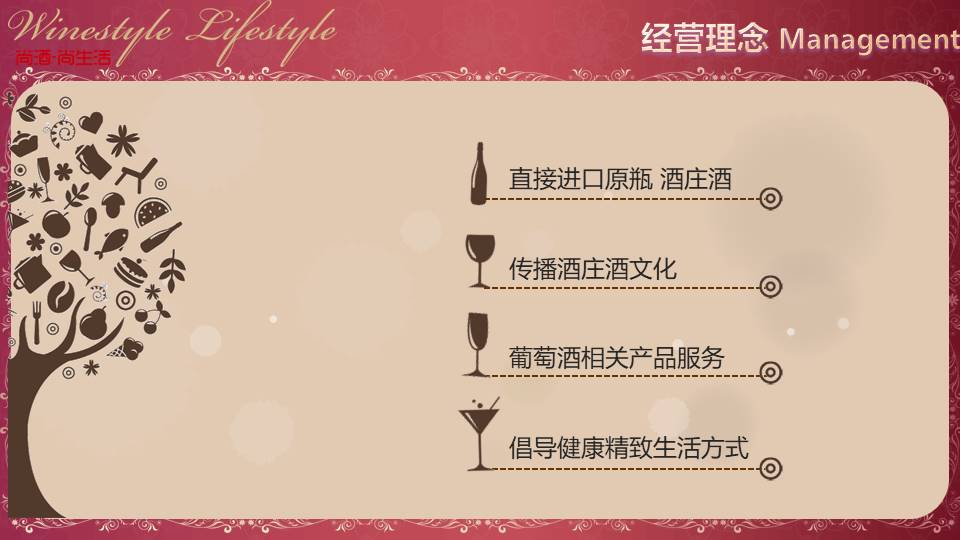 红酒ppt模板企业介绍