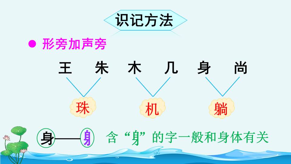 荷叶圆圆语文课件ppt模板