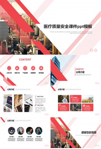 医疗质量安全课件ppt模板